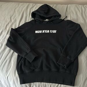 1017 alyx 9sm black hoodie sz small